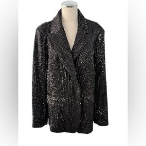 Berek Black Sequin Blazer